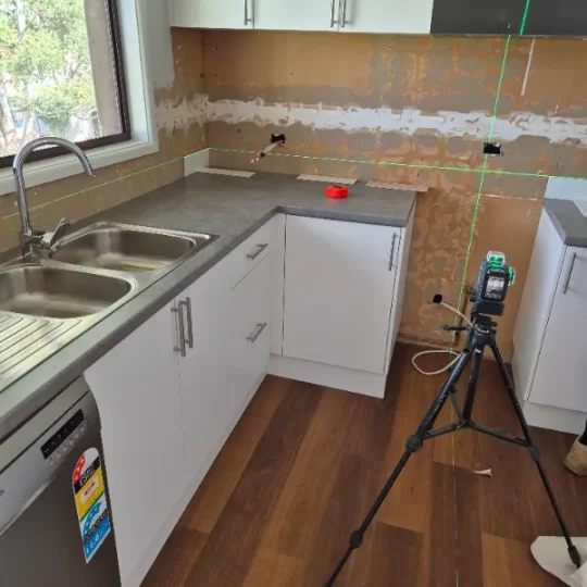 bathroom renovation service Bega Bathroom renovation in process
